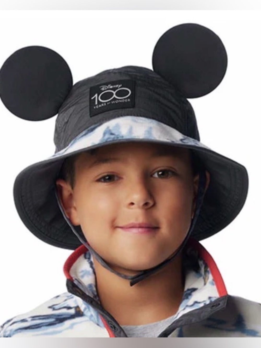 Columbia Disney 100 years of Wonder bucket hat with chin strap size youth O/S